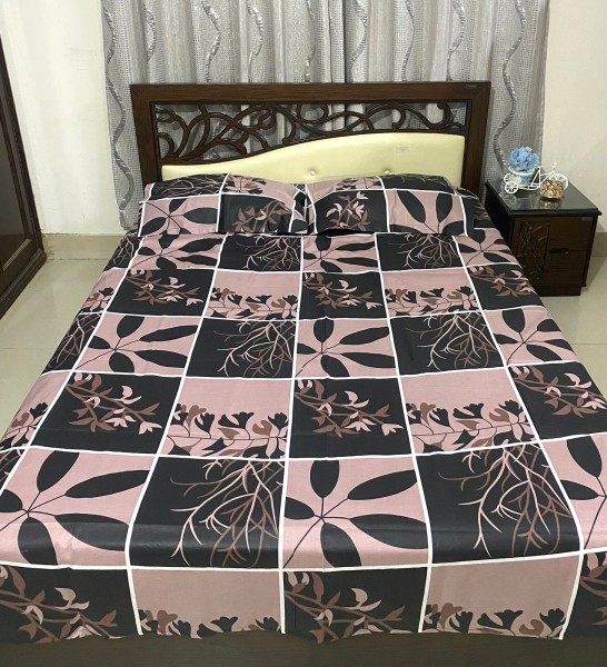 Cotton Design Bedsheet (3pcs Set)