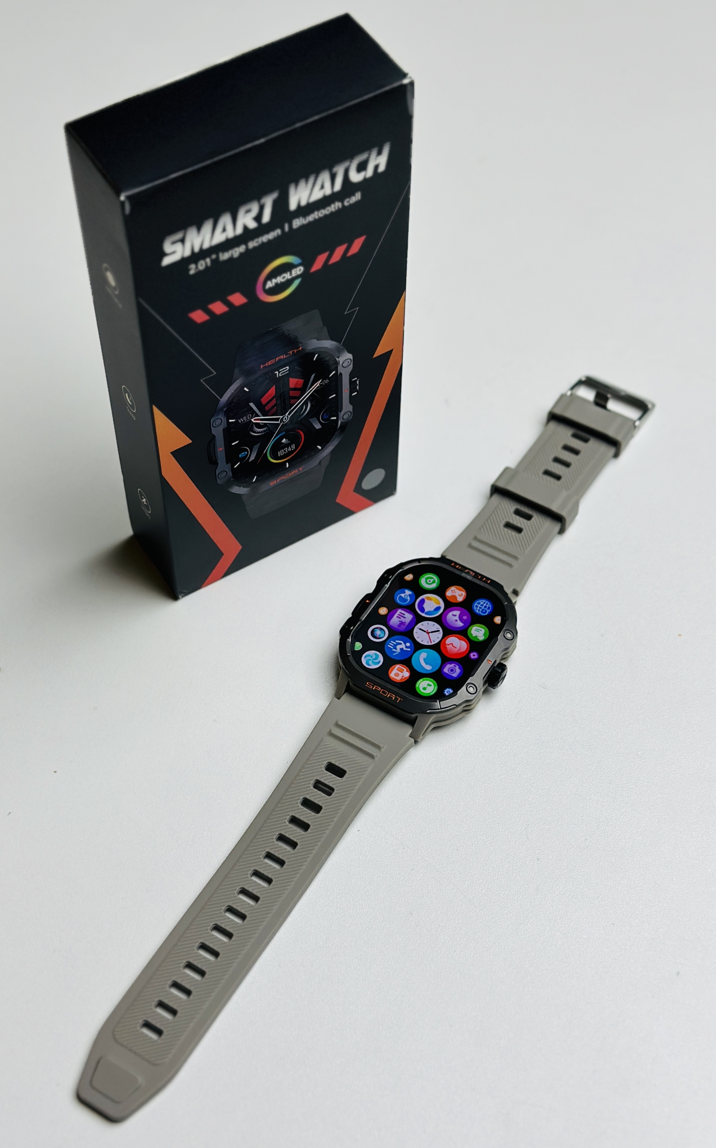 HK24 Amoled 2.01inch Outdoor Sport Smartwatch